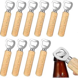 Unbranded Bottle Opener, 10 Pieces, Wooden Handle, Beer Bottle Opener, Portable, Durable, Unbranded Bottle Opener, 10 Pieces, Wooden Handle, Beer Bottle Opener, Portable, Durable,