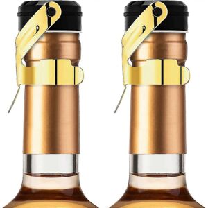 Kikidex (As show, Rose gold) Champagne Stopper, 2pcs Stainless Steel Champagne Bottle Pl Kikidex (As show, Rose gold) Champagne Stopper, 2pcs Stainless Steel Champagne Bottle Pl