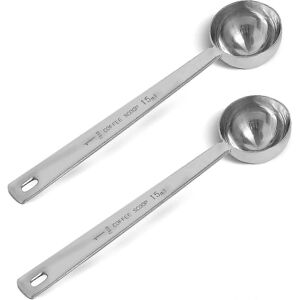 Unbranded Stainless Steel Coffee Tamper (Silver, 2pcs, 15ml) Unbranded Stainless Steel Coffee Tamper (Silver, 2pcs, 15ml)