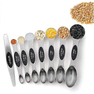Unbranded Measuring Spoon Set, Double-Sided Magnetic Measuring Spoons, 1 Leveler, for Unbranded Measuring Spoon Set, Double-Sided Magnetic Measuring Spoons, 1 Leveler, for