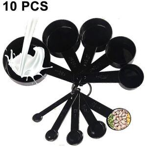 Unbranded 10 in 1 Measuring Spoons and Cups Set, Plastic Kitchen Measuring Set for Measuri Unbranded 10 in 1 Measuring Spoons and Cups Set, Plastic Kitchen Measuring Set for Measuri