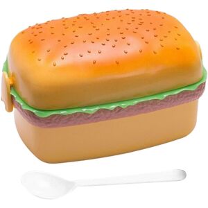 Unbranded Square Bento Box, Cartoon Hamburger Tableware, Kids School Lunch Container Unbranded Square Bento Box, Cartoon Hamburger Tableware, Kids School Lunch Container