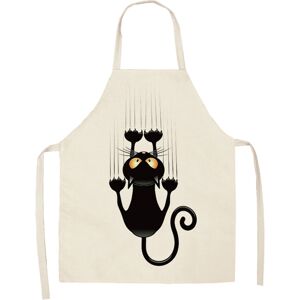 Unbranded Cute Cat Apron Waterproof Japanese Style Durable Cartoon Animal Kitchen Baking A Unbranded Cute Cat Apron Waterproof Japanese Style Durable Cartoon Animal Kitchen Baking A
