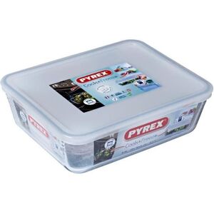 Pyrex Rectangular Dish with Plastic Lid, 2.6L Pyrex Rectangular Dish with Plastic Lid, 2.6L