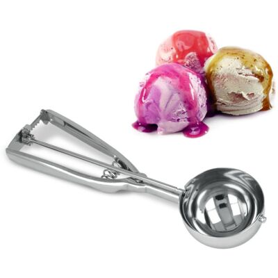 Metaltex Jumbo Ice Cream Scoop - Stainless Steel, Extra Large - Ice Cream Scoop Metaltex Jumbo Ice Cream Scoop - Stainless Steel, Extra Large - Ice Cream Scoop