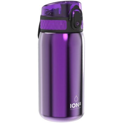 Ion8 Leak Proof Kids' Water Bottle - Stainless Steel - 400ml Ion8 Leak Proof Kids' Water Bottle - Stainless Steel - 400ml