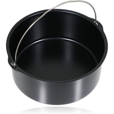 SPARES2GO 6" Baking Tin for Philips Viva Air Fryer HD9925 HD9232 HD9233 HD9220 HD9627 SPARES2GO 6" Baking Tin for Philips Viva Air Fryer HD9925 HD9232 HD9233 HD9220 HD9627