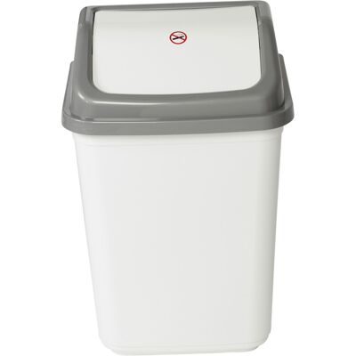 URBN Living (30L White/Grey) 5/20/30/50L Waste Recycling Bin Swing Lid Kitchen URBN Living (30L White/Grey) 5/20/30/50L Waste Recycling Bin Swing Lid Kitchen