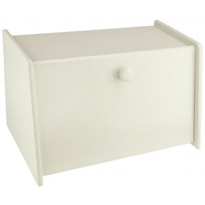 Unbranded - Cream Wood Bin - Front Drop - Wood - Bread Bin Unbranded - Cream Wood Bin - Front Drop - Wood - Bread Bin