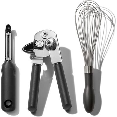 OXO good grips Stainless Steel Essential 3-Piece Kitchen gadget Set OXO good grips Stainless Steel Essential 3-Piece Kitchen gadget Set