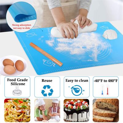 Unbranded Silicone Baking Mat Pastry Rolling Mat Non Slip Dough Mat Baking Tray Liner Kitc Unbranded Silicone Baking Mat Pastry Rolling Mat Non Slip Dough Mat Baking Tray Liner Kitc