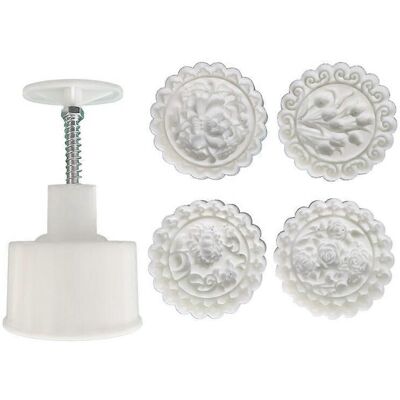 Unbranded (As show, One size) Moon Cake Mold Tulip-Cookie Moon Cake Mold Hand Pressure Moo Unbranded (As show, One size) Moon Cake Mold Tulip-Cookie Moon Cake Mold Hand Pressure Moo