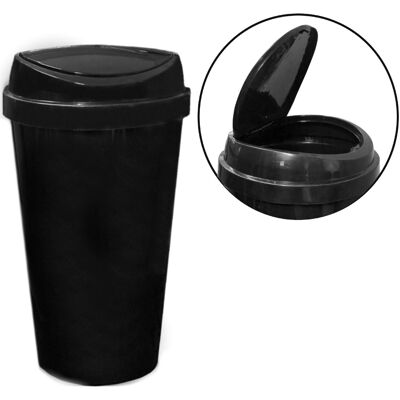 KetoBarrow Black Kitchen Bin 45L Touch top feature recycling waste rubbish bin KetoBarrow Black Kitchen Bin 45L Touch top feature recycling waste rubbish bin