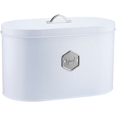 Cooks Professional Bread Bin White / Silver Cooks Professional Bread Bin White / Silver
