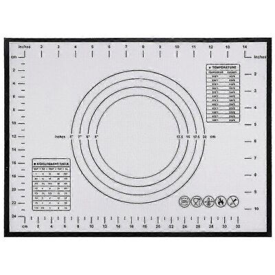 Unbranded Non-slip silicone baking mat with measurement, non-stick, BPA free, 50 x 70 cm Unbranded Non-slip silicone baking mat with measurement, non-stick, BPA free, 50 x 70 cm