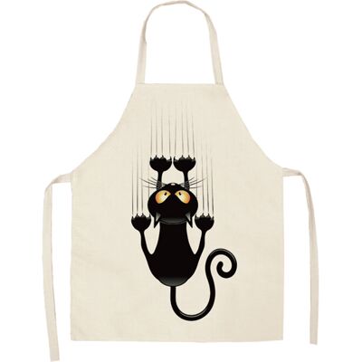 Unbranded Cute Cat Apron Waterproof Japanese Style Durable Cartoon Animal Kitchen Baking A Unbranded Cute Cat Apron Waterproof Japanese Style Durable Cartoon Animal Kitchen Baking A