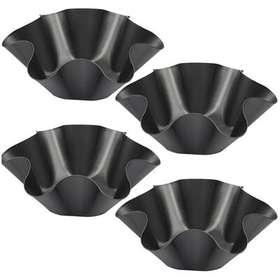 Unbranded 4PCS 8Inch Nonstick Large Taco Shell Bowl - Carbon Steel Tortilla Maker Shell Pa Unbranded 4PCS 8Inch Nonstick Large Taco Shell Bowl - Carbon Steel Tortilla Maker Shell Pa