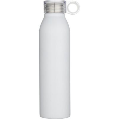 (One Size, White) Floso Grom Recycled Stainless Steel 650ml Water Bottle (One Size, White) Floso Grom Recycled Stainless Steel 650ml Water Bottle