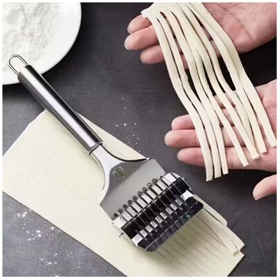 Unbranded Stainless Steel Noodle Cutter Manual Pasta Maker 1pc Unbranded Stainless Steel Noodle Cutter Manual Pasta Maker 1pc