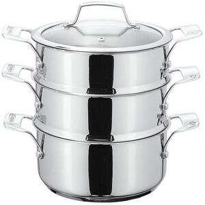 Stellar Three Tier Steamer Set, Silver, 24 cm Stellar Three Tier Steamer Set, Silver, 24 cm