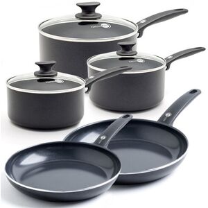 GreenPan Cambridge Ceramic Non-Stick Cookware Set - Induction, 180°C Safe GreenPan Cambridge Ceramic Non-Stick Cookware Set - Induction, 180°C Safe