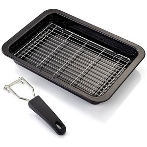 Judge Ovenware Enamel Grill Tray with Rack and Handle Judge Ovenware Enamel Grill Tray with Rack and Handle
