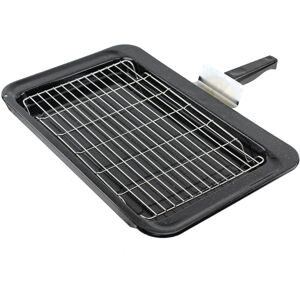 SPARES2GO Enamel Grill Pan Tray Rack Grid Handle for Flavel Oven Cooker 445 x 276 mm SPARES2GO Enamel Grill Pan Tray Rack Grid Handle for Flavel Oven Cooker 445 x 276 mm