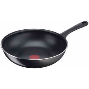 Tefal Day by Day 28cm Wok Black Aluminium Thermo Spot B5581923 Tefal Day by Day 28cm Wok Black Aluminium Thermo Spot B5581923