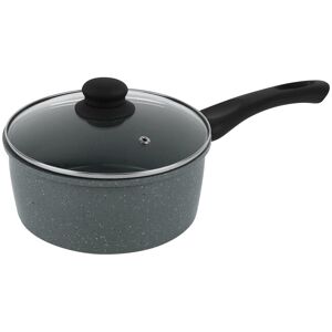 (18cm Saucepan) URBN-CHEF Carbon Steel Marble Grey Cooking Pot Pans Nonstick Fry (18cm Saucepan) URBN-CHEF Carbon Steel Marble Grey Cooking Pot Pans Nonstick Fry