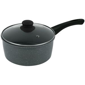 (20cm Saucepan) URBN-CHEF Carbon Steel Marble Grey Cooking Pot Pans Nonstick Fry (20cm Saucepan) URBN-CHEF Carbon Steel Marble Grey Cooking Pot Pans Nonstick Fry