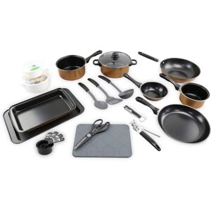 URBN-CHEF 21pc Kitchen Student Starter Set Pots Pans Cookware Bakeware Utensils URBN-CHEF 21pc Kitchen Student Starter Set Pots Pans Cookware Bakeware Utensils