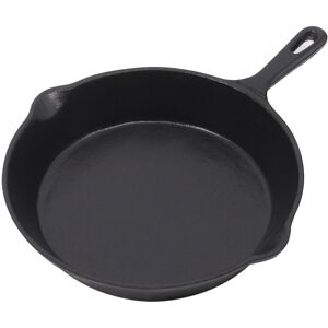 NRG Cast Iron Skillet Pan Enamel Frying Pan Grill Pan for Kitchen BBQ Hobs 10 In NRG Cast Iron Skillet Pan Enamel Frying Pan Grill Pan for Kitchen BBQ Hobs 10 In