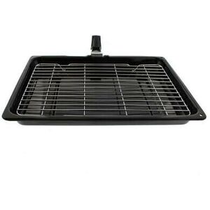 KGA-SUPPLIES Grill Pan Complete Rack And Handle For Bosch & Neff (380mm X 280mm) 60cm Cookers KGA-SUPPLIES Grill Pan Complete Rack And Handle For Bosch & Neff (380mm X 280mm) 60cm Cookers