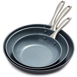 GreenPan Lima Healthy Ceramic Nonstick 8"""" 10"""" and 12"""" Frying Pan Skille GreenPan Lima Healthy Ceramic Nonstick 8"""" 10"""" and 12"""" Frying Pan Skille