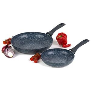 Russell Hobbs? COMBO-5391 Blue Marble Non-Stick Frying Pan Set, 20/28 cm, 2 Piec Russell Hobbs? COMBO-5391 Blue Marble Non-Stick Frying Pan Set, 20/28 cm, 2 Piec