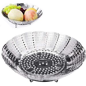 AOMIG Vegetable Steamer Basket, Stainless Steel Adjustable Folding Steamer Instant Pot AOMIG Vegetable Steamer Basket, Stainless Steel Adjustable Folding Steamer Instant Pot