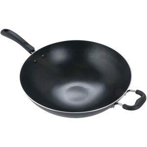 Tefal Jumbo 36cm Aluminium Wok with Helper Handle A7148954 Non Stick Frying Pan Tefal Jumbo 36cm Aluminium Wok with Helper Handle A7148954 Non Stick Frying Pan