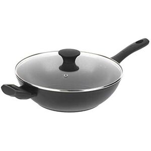 Salter BW08780 Non-Stick Wok with Lid, 2 Handles, 5 X Tougher* Diamond-Effect No Salter BW08780 Non-Stick Wok with Lid, 2 Handles, 5 X Tougher* Diamond-Effect No
