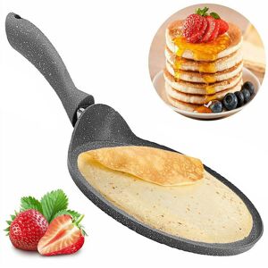 GEEZY Pancake Maker Crepe Pan - Non-Stick PFOA Free Frying Pan, Granite, 26 cm GEEZY Pancake Maker Crepe Pan - Non-Stick PFOA Free Frying Pan, Granite, 26 cm