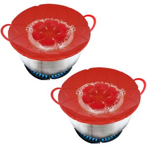SPARES2GO Pan Lid Spill Stopper Silicone Saucepan Pot Steamer Cover Anti Boiling Overflow SPARES2GO Pan Lid Spill Stopper Silicone Saucepan Pot Steamer Cover Anti Boiling Overflow