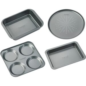 Prestige Baking Tray Set Oven Safe Cookware Kitchen Sturdy Bakeware - Pack of 4 Prestige Baking Tray Set Oven Safe Cookware Kitchen Sturdy Bakeware - Pack of 4