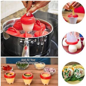 Unbranded Silicon Egg Boiler Cups Non Stick Molds Microwave Eggs Steamers Cooking 6 Pcs Unbranded Silicon Egg Boiler Cups Non Stick Molds Microwave Eggs Steamers Cooking 6 Pcs