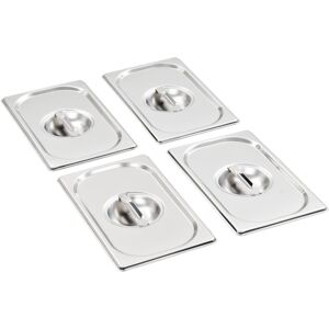 (265 x 162 mm) vidaXL 8x Pan Lids Stainless Steel Cooking Tray Guard Cover Set M (265 x 162 mm) vidaXL 8x Pan Lids Stainless Steel Cooking Tray Guard Cover Set M