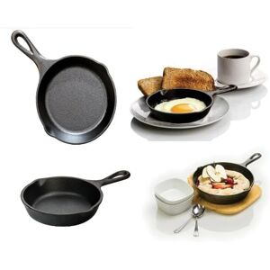 The Vintage Gourmet Vintage Gourmet® Mini Cast Iron Skillet, 5" Pre-Seasoned Frying Pan The Vintage Gourmet Vintage Gourmet® Mini Cast Iron Skillet, 5" Pre-Seasoned Frying Pan