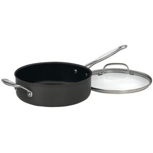 Cuisinart 6243380 5.5 qt. Chefs Classic Stainless Steel Saute Pan, Black Cuisinart 6243380 5.5 qt. Chefs Classic Stainless Steel Saute Pan, Black