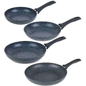 Russell Hobbs COMBO-8165A Frying Pan 4-Piece Set, NightFall Stone Collection, No Russell Hobbs COMBO-8165A Frying Pan 4-Piece Set, NightFall Stone Collection, No