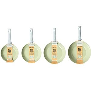 Salter COMBO-7530 Earth Cookware Pan Set, Including 20, 24, 28 cm Fry Pans and a Salter COMBO-7530 Earth Cookware Pan Set, Including 20, 24, 28 cm Fry Pans and a