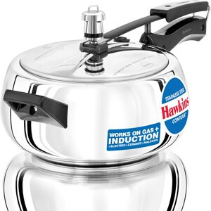 Hawkins SSc35 Induction Base Stainless Steel Pressure cooker 35L Sil Hawkins SSc35 Induction Base Stainless Steel Pressure cooker 35L Sil