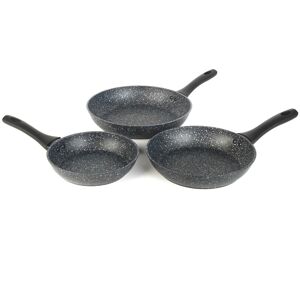 Salter Megastone Thermo Collar 3 Piece Frying Pan Set 20, 24 and 28 cm Salter Megastone Thermo Collar 3 Piece Frying Pan Set 20, 24 and 28 cm