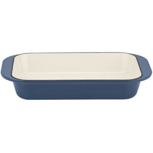 Cuisinart Cast Iron Roasting/Lasagna Pan 14"""" Enameled Provencial Blue Cuisinart Cast Iron Roasting/Lasagna Pan 14"""" Enameled Provencial Blue
